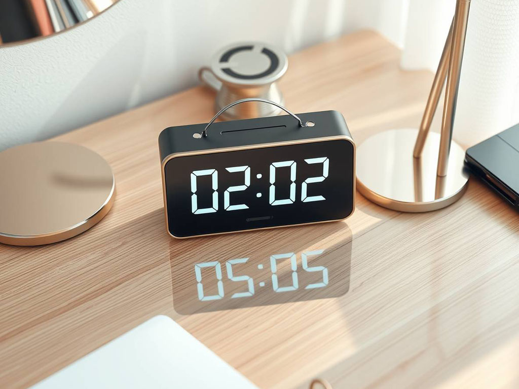 Значення часу 02:02 на годиннику